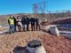 Avanzan las obras para la construcción del nuevo depósito de agua potable de Ayllón
