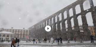 paseo por Segovia tras la nevada
