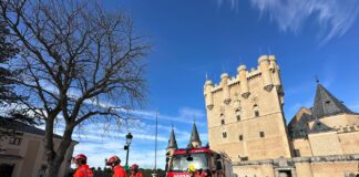 Sofocado el fuego en el Alcázar de Segovia
