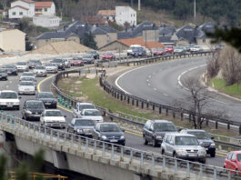 Corte de la AP-6 por un simulacro