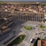 Plaza Artillería Segovia, junto al Acueducto