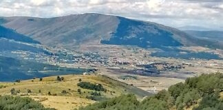 Cogiendo aire en Segovia