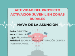 Actividades con Cruz Roja en Nava de la Asunción