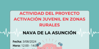 Actividades con Cruz Roja en Nava de la Asunción