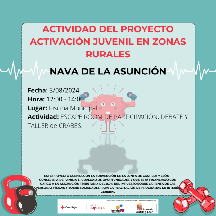 Actividades con Cruz Roja en Nava de la Asunción
