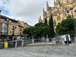 Denunciada por orinar en la Catedral de Segovia