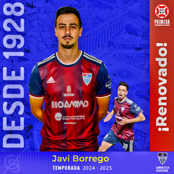 Javi Borrego renueva en la Segoviana