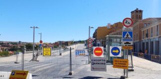 Cortada al tráfico la avenida Padre Claret