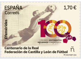 Un sello conmemorativo por 100 años de fútbol en Castilla y León