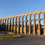 Corte de tráfico cerca del Acueducto