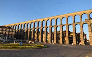 Corte de tráfico cerca del Acueducto