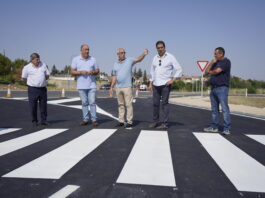 Este es el nuevo vial de acceso al Palacio de la Faisanera