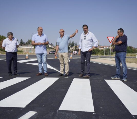 Este es el nuevo vial de acceso al Palacio de la Faisanera