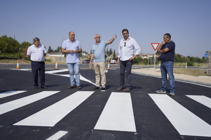 Este es el nuevo vial de acceso al Palacio de la Faisanera