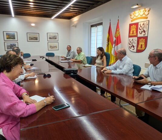 Reunión de Raquel Alonso con los jefes de servicio