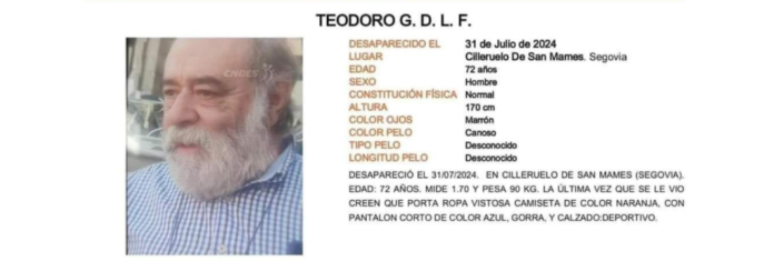 Hallado el cuerpo sin vida de Teodoro