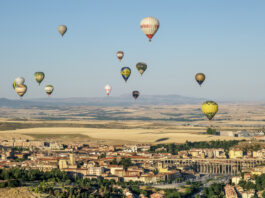 Segovia, la ciudad de los globos