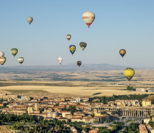 Segovia, la ciudad de los globos