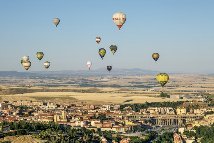 Segovia, la ciudad de los globos