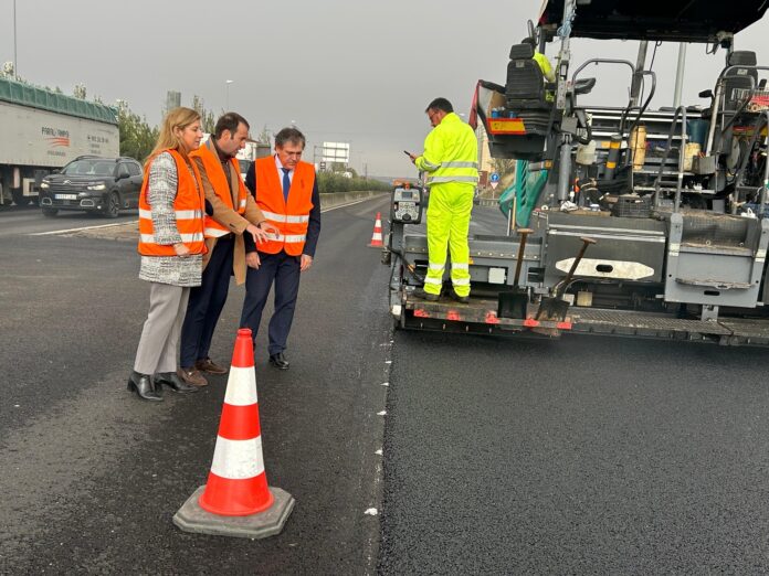 renovación de la autovía Valladolid-Segovia