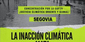 Concentración en Segovia por la "inacción climática"