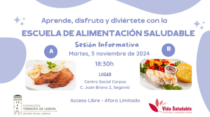 alimentación saludable en Segovia