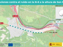 Obras para reducir el ruido en San Rafael