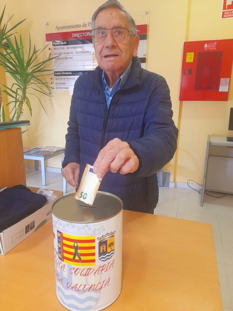 Palazuelos se solidariza con Valencia