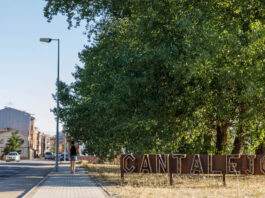 Continúan las obras en la travesía de Cantalejo