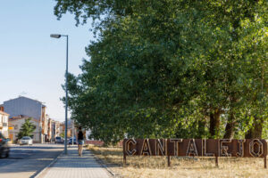 Continúan las obras en la travesía de Cantalejo