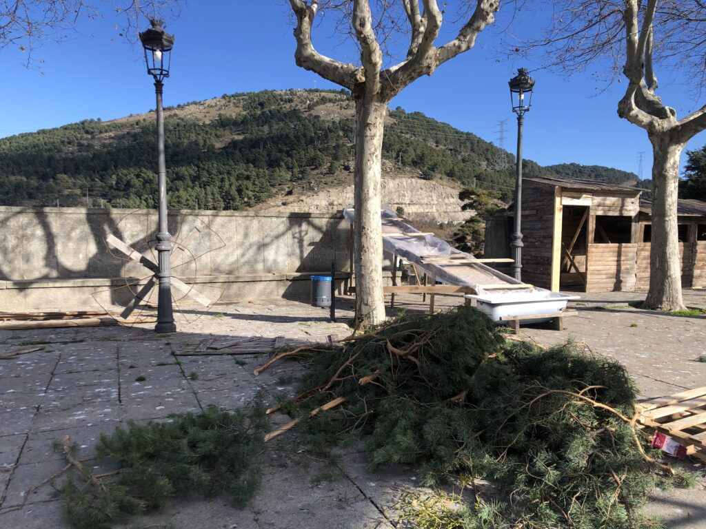 Belén en un pueblo serrano de Segovia