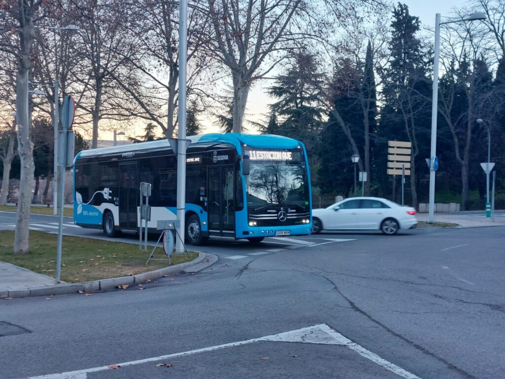 Segovia estrena autobús eléctrico