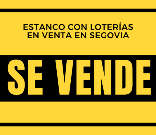 Estanco con loterías en venta en Segovia