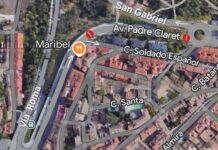 Corte de tráfico en Padre Claret