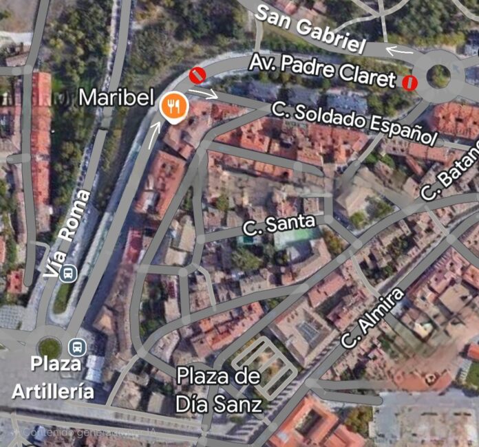 Corte de tráfico en Padre Claret