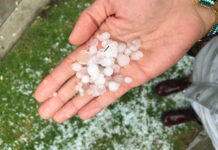 Alerta por tormentas con granizo