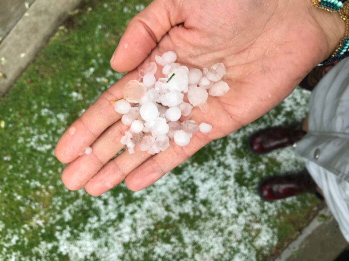 Alerta por tormentas con granizo