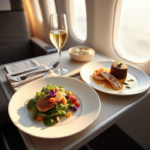 Cómo elegir la comida en el avión para un vuelo cómodo