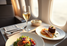 Cómo elegir la comida en el avión para un vuelo cómodo