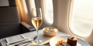 Cómo elegir la comida en el avión para un vuelo cómodo