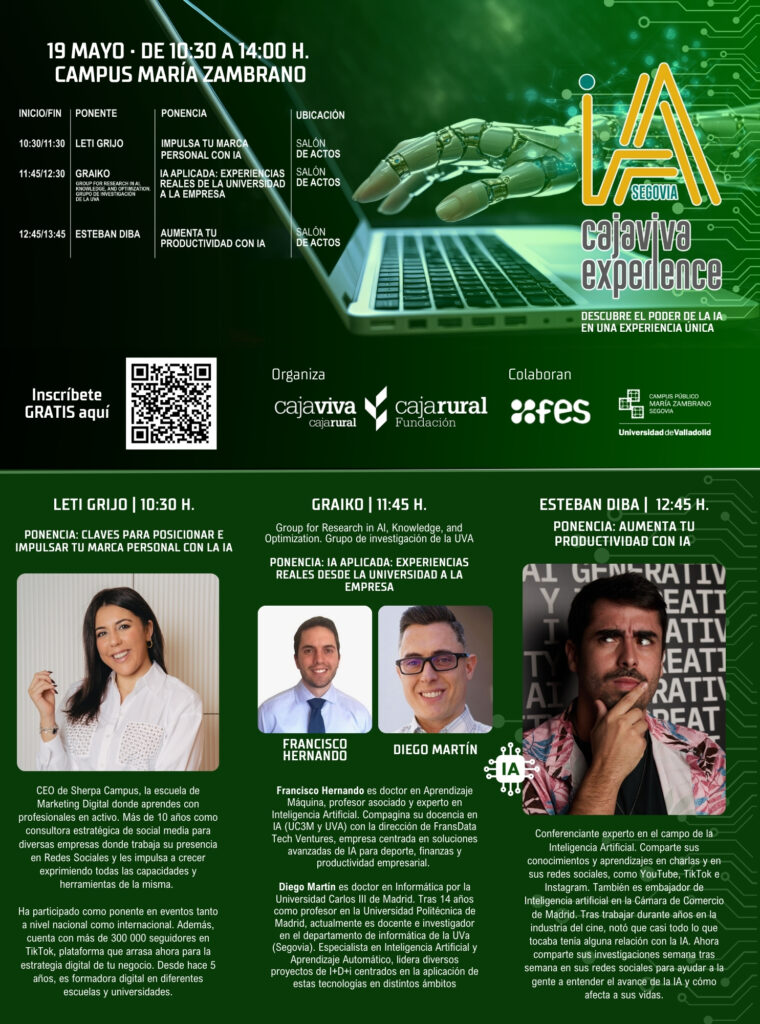 Nueva fecha de IA CAJAVIVA EXPERIENCE