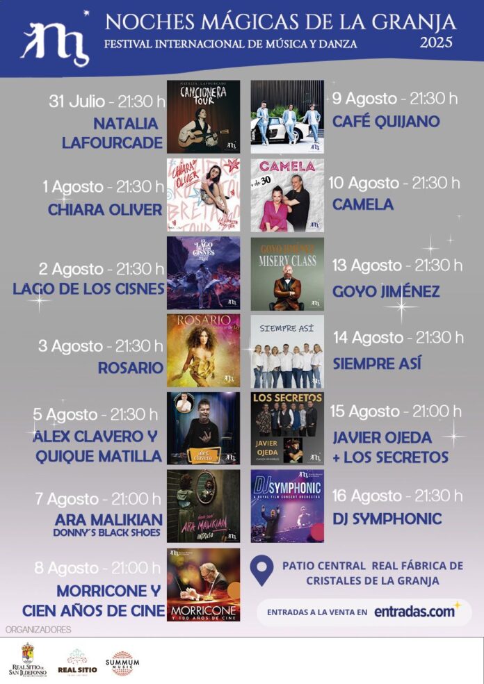 Noches Mágicas de La Granja 2025