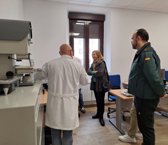 Guardia Civil de Segovia estrena laboratorio