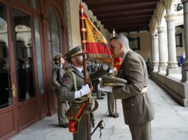 Renovación estandarte Academia de Artillería
