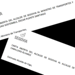 Las cartas del alcalde de Segovia al ministro Puente y a Abel Caballero cartas del alcalde de Segovia