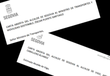 cartas del alcalde de Segovia