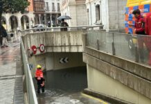 tromba de agua en Valladolid
