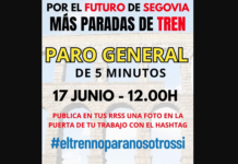 paro general en Segovia