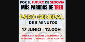 paro general en Segovia