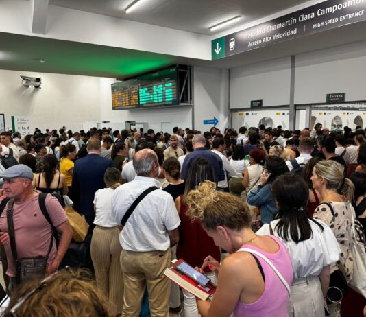 Normalidad en Chamartín tras el caos